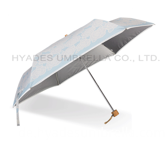 Leichter bedruckter Mini 3 Taschenschirm Lightweight Printed Mini 3 Folding Umbrella